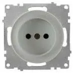 фото Механизм розетки 1-м СП Florence без заземл. сер. 1E10301302 OneKeyElectro 2172835