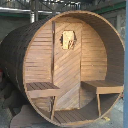 Фото №0 Баня бочка