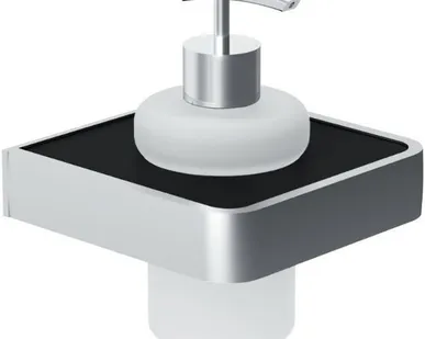 фото Дозатор для жидкого мыла Damixa Jupiter чёрный матовый/алюминий DA7736900