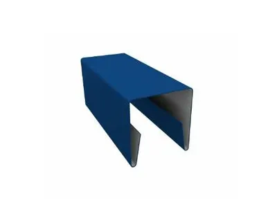 фото Планка заборная 30х15х25х2000 ПЭ RAL 5005