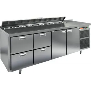 фото Стол холодильный саладетта HICOLD SL2-2211GN (1/6) КРЫШКА