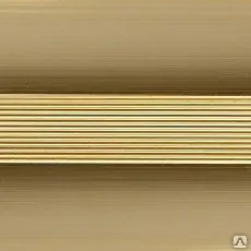 фото Стык (порожек) алюминиевый широкий, 60 мм 0,9 м золото