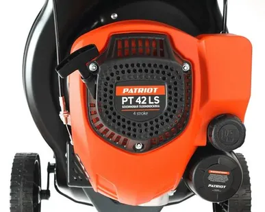 фото Бензиновая газонокосилка PATRIOT PT 42 LS 3.5 л.с., 3.5 л.с., 41 см, черный