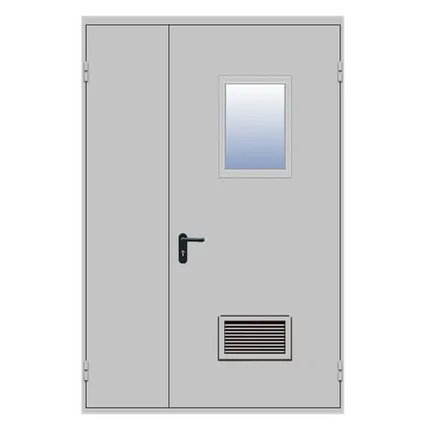 Фото №0 ДМ-2 с квадратным окном и жалюзийной решеткой