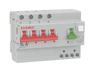 фото Выключатель автоматический дифференциального тока с защитой от сверхтоков YON MDV63-43C16-A 4п 100мА DKC MDV63-43C16-A