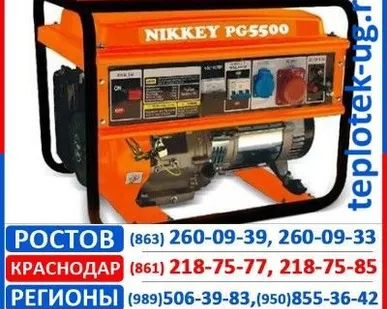 фото Бензиновые электростанции (бензогенераторы) Nikkey