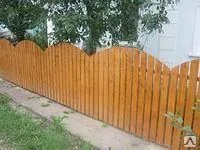 фото Деревянный забор