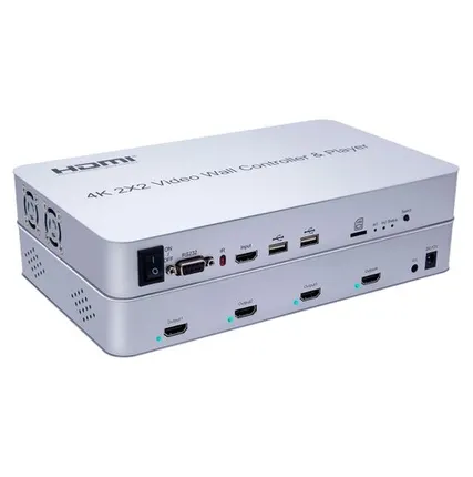 Фото №0 Контроллер видеостены 2x2, 1x2, 1x3, 1x4 c медиаплеером