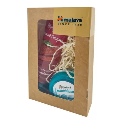 Фото №0 Косметический набор Гель для умывания клубника 100мл + Питательный крем 50мл Himalaya | Хималая 150мл