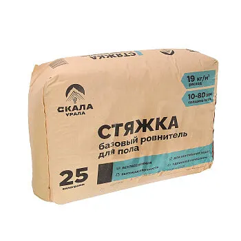 Фото №0 Стяжка для пола 25 кг Скала Урала