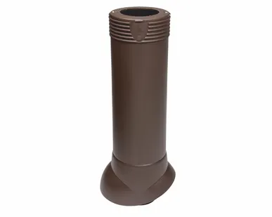 фото Вентиляционный изолированный выход Vilpe 110/ИЗ/500, Коричневый
