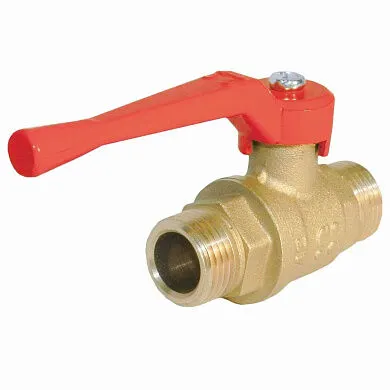 Фото №0 Кран шаровой 11б27п1 Ду 15 Ру 40 штуцер-штуцер рычаг Бологое/БАЗ ШШ