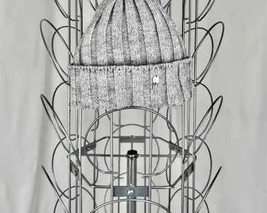 фото Стойка для спортивных шапочек вращающаяся 6-ти сторонняя 48 ячеек H=1850мм