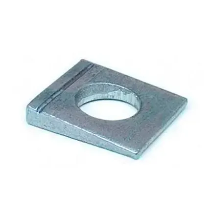 Фото №0 Шайбы косая квадратная, DIN 434, уклон 8%, оцинкованная