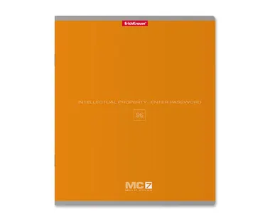 фото Тетрадь Erich Krause Мс 7 Моноколор Офис Премьер А5, 96 листов