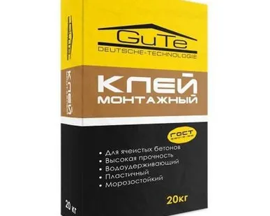 фото Клей для ячеистых блоков