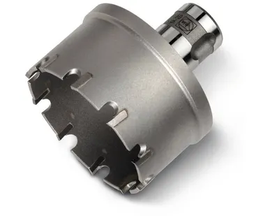 фото Коронка с твердосплавными напайками для сверления труб с хвостовиком, 38 мм FEIN QuickIN-PLUS