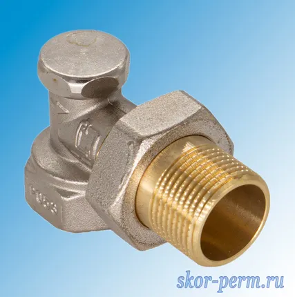 Фото №1 Клапан д/радиат. углов. 20 STМ отсечной