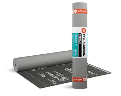фото Гидро-ветрозащитная диффузионная мембрана ТехноНиколь Альфа ВЕНТ 110 1,5х50м, 75м2