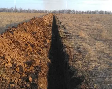 фото Устройство траншей
