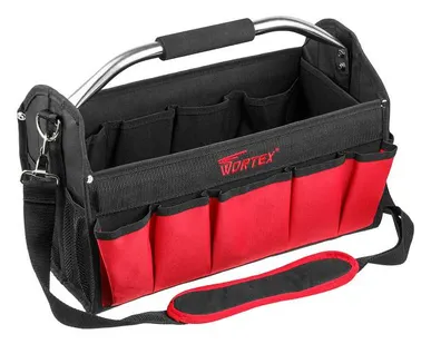 фото Сумка для инструмента Wortex WB 4040, 42х23x37 cм, металлическая ручка с мягкой насадкой