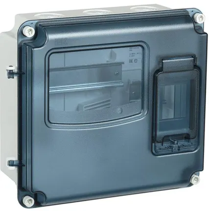 Фото №0 Корпус пластиковый ЩУРн-П 1/3 IP66 PC LIGHT IEK MSP1-N-03-66-L