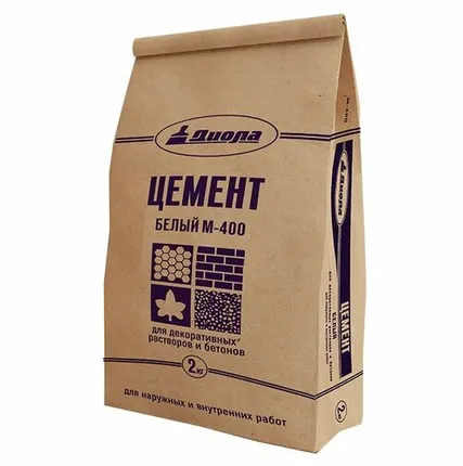 Фото №0 Цемент белый М-400 (Диола) 2 кг