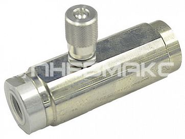 фото V0581/C_VRFU 90/C 1/4"_VRC01 - Регулятор расхода одностороннего действия трубного монтажа, G1/4", 10л/мин, 250бар