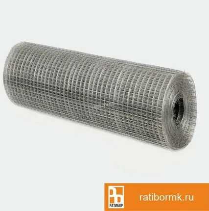 Фото №0 Сетка Рабица оцинкованная 25х25х1,8 мм в рулоне 1,5х10 м