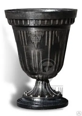 Фото №0 Урна чугунная "Клен"