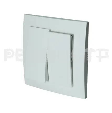 Фото №0 Выключатель 2-кл. скрытой установки VS 56-232 белый Пилот SVET (1/70)