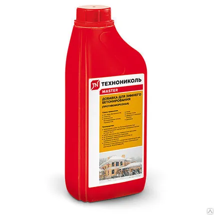Фото №0 Добавка для зимнего бетонирования (противоморозная) 
ТЕХНОНИКОЛЬ, 1л ТехноН