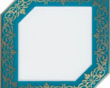 фото Плитка керам. KERAMA MARAZZI Клемансо 150x150 Декор бирюзовый HGD\C250\18000