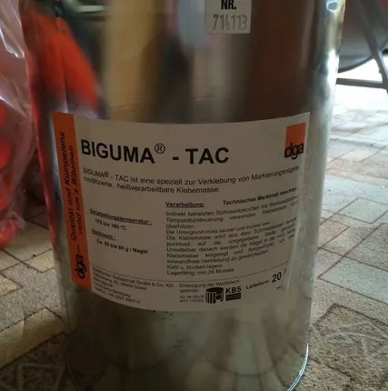 Фото №0 Клей Бигума Так Клей битумный для световозвращателей