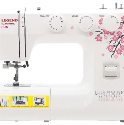 Фото №0 Швейная машина Janome Legend LE-35, белый
