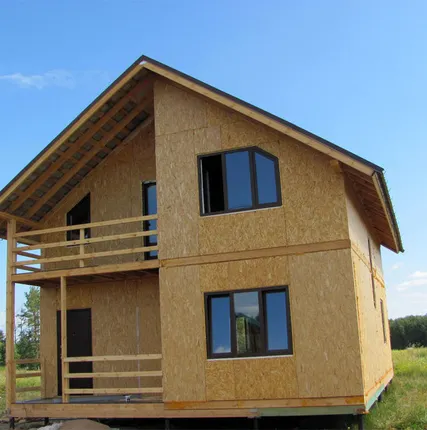 Фото №0 Строительство каркасно-панельных домов