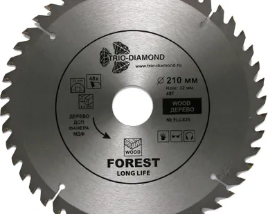 фото Диск пильный по дереву 48T 210мм
