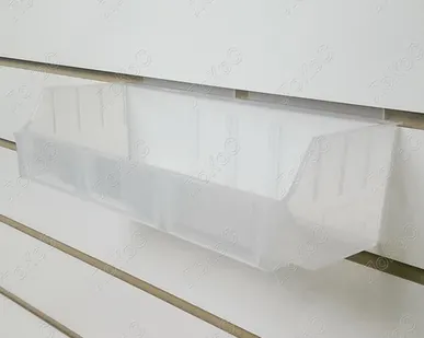 фото Короб пластиковый прозрачный с местом для ценника 290x130x97мм