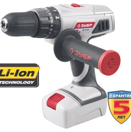 Фото №0 Шуруповерт аккумуляторный ударный Зубр ЗДА-18-Ли-КН