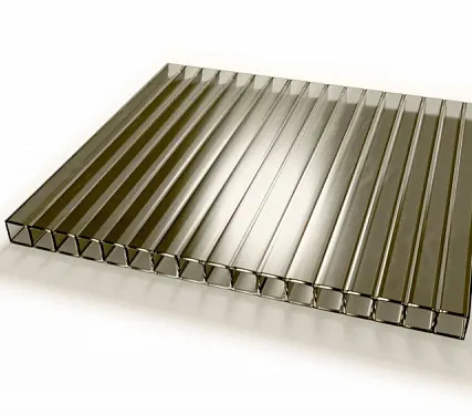 Фото №1 Сотовый поликарбонат SKYGLASS Бронза 6 мм (2,1*6 м)