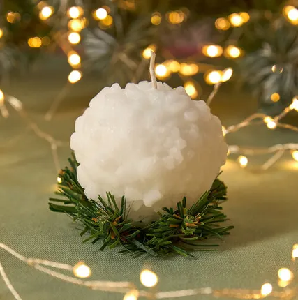 Фото №0 Свеча Snowy morning I