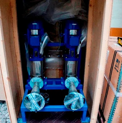 Фото №0 насосная станция Lowara (Италия) Модель насосов 22SV04N040T