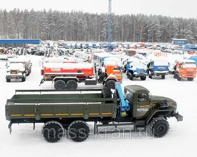 фото Манипулятор ИМ-55 на шасси Урал 4320
