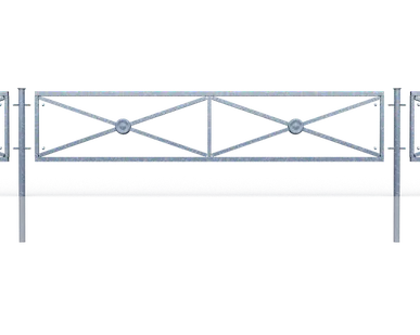 фото Оцинкованное газонное ограждение ГО-2-Ц