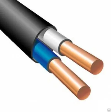 Фото №0 Кабель ВВГнг(А)-П 2*1,5 (N) -0,66 Дмитров-кабель