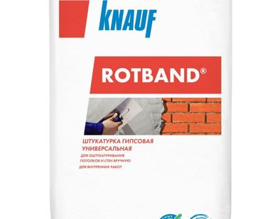 фото Штукатурка гипсовая Кнауф РОТБАНД, 10кг