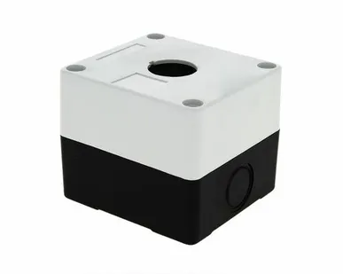 фото Корпус КП101 пластиковый 1 кнопка белый EKF PROxima c...