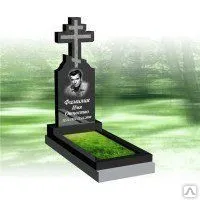 фото Надгробие из гранита черного