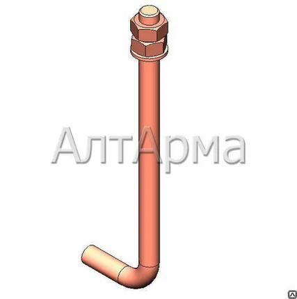 Фото №0 Болт фундаментный 1.1 М30х2000 ГОСТ 24379.1-80