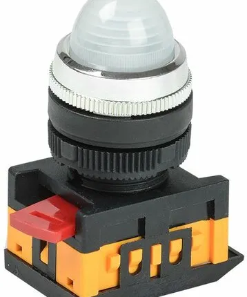 Фото №0 Индикатор АL-22 d22мм неон/230В (белый) BLS20-AL-K01